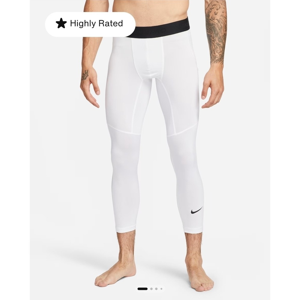 Nike Pro Teen Dri-FIT 3/4-Length Fitness Tights with pockets size 14